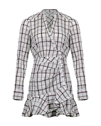 Veronica Beard Sherry Plaid Minidress