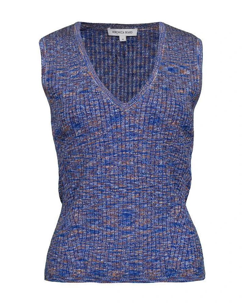 Veronica Beard Sid Sleeveless V-Neck Pullover
