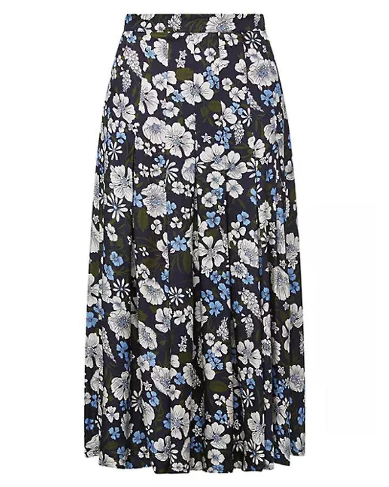 Veronica Beard Norris Floral Skirt