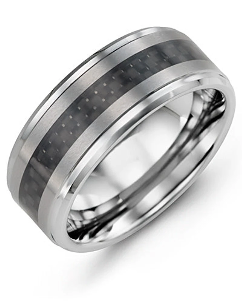 Mens Tungsten & Carbon Fiber Band