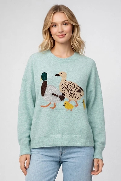 3 Ducks Crew Sweater