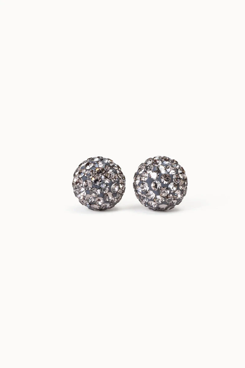 8mm Sparkle Ball Earrings - Lunar