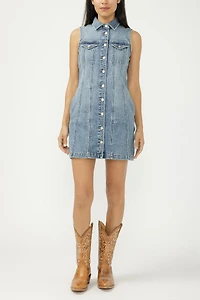 90'S Denim Mini Dress