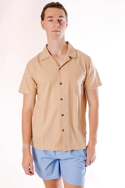 Airy Linen Short Sleeve Shirt