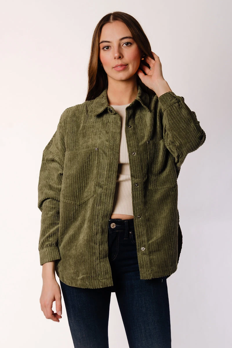 Janine Corduroy Shacket