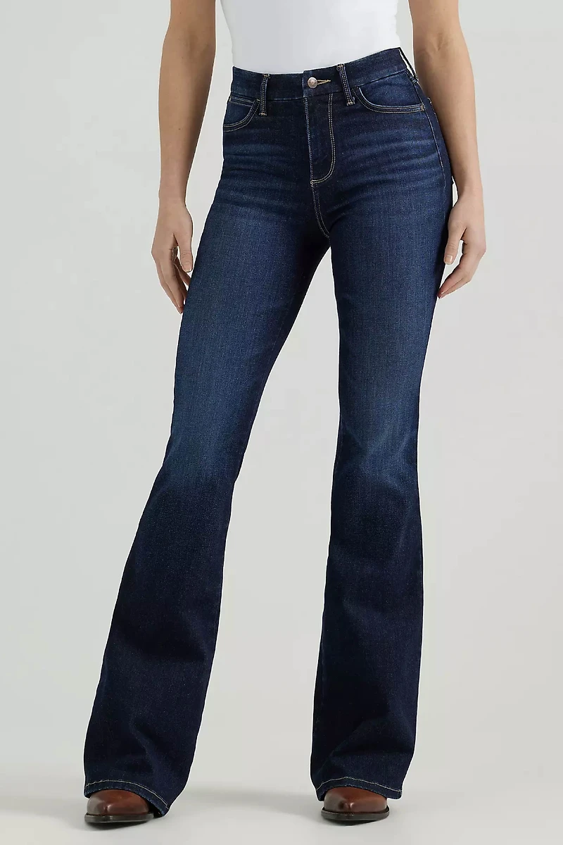 Bespoke High Rise Flare Jeans
