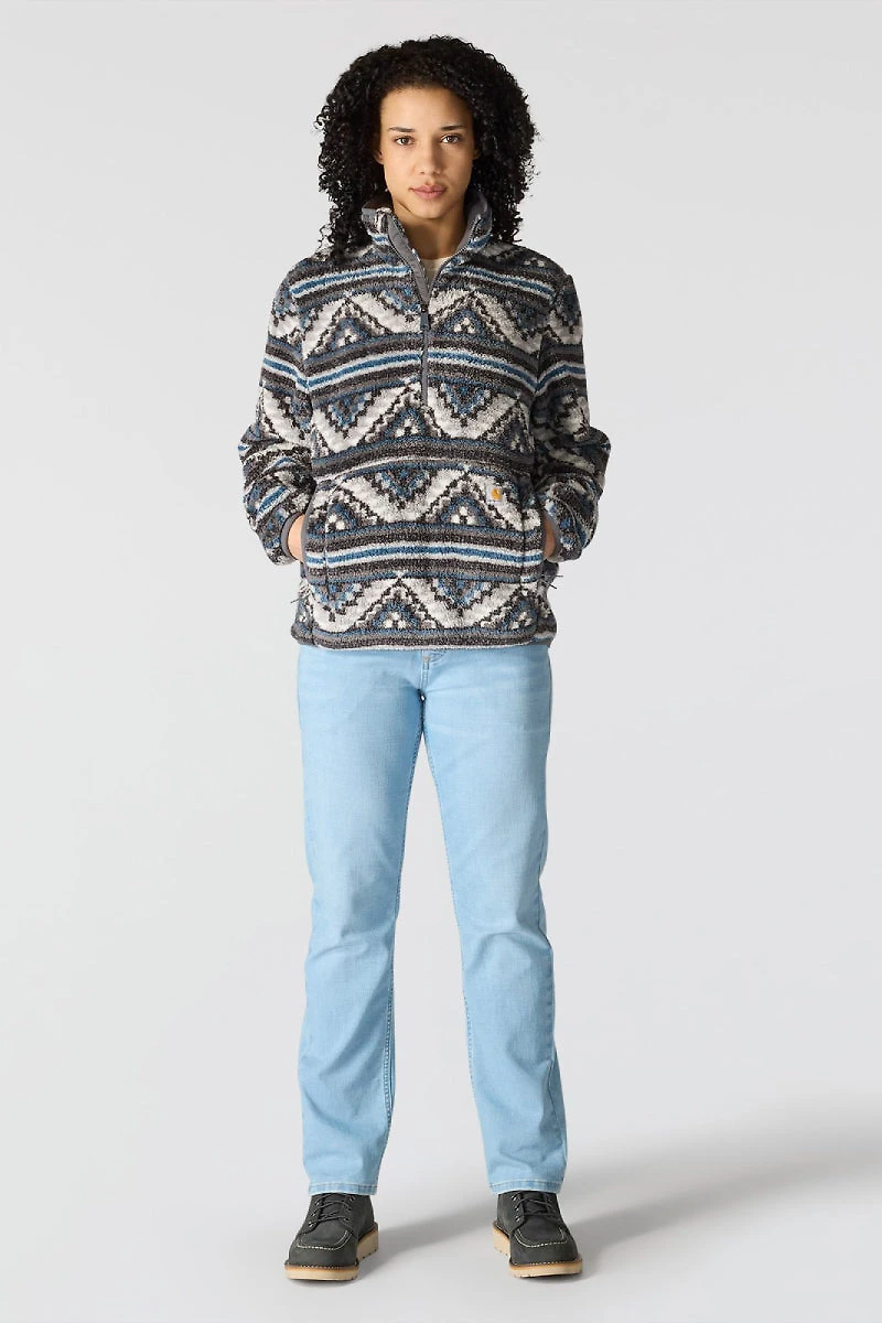 Bethany Yellowtail Loose Fit Fleece Pullover