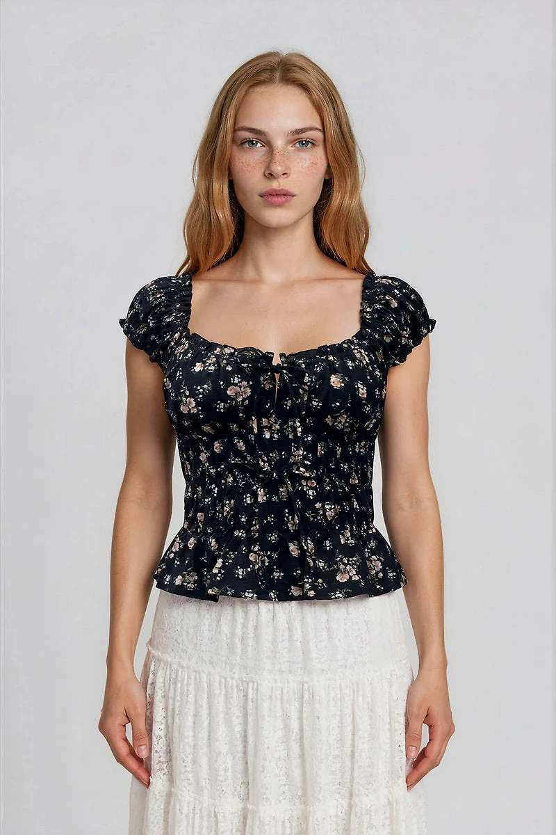 Floral Corset Top