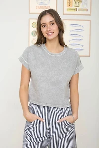 Washed Boxy Tee