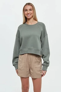 Bluffs Cropped Crew Sweatshirt