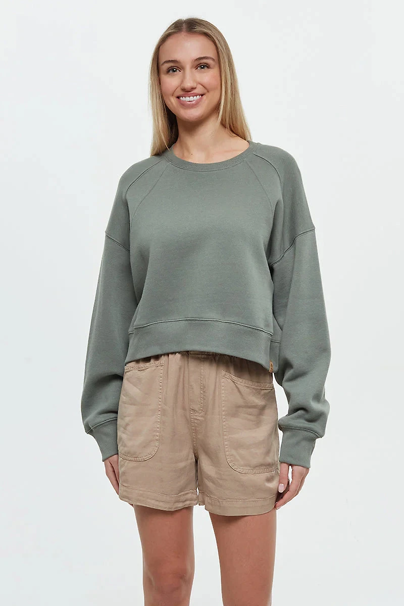 Bluffs Cropped Crew Sweatshirt