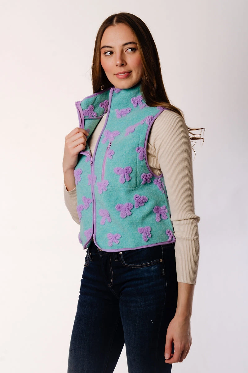 Bow Fleece Vest