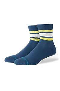 Boyd Quarter Sock - Deep Teal
