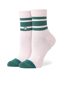 Boyd Quarter Sock - Pink