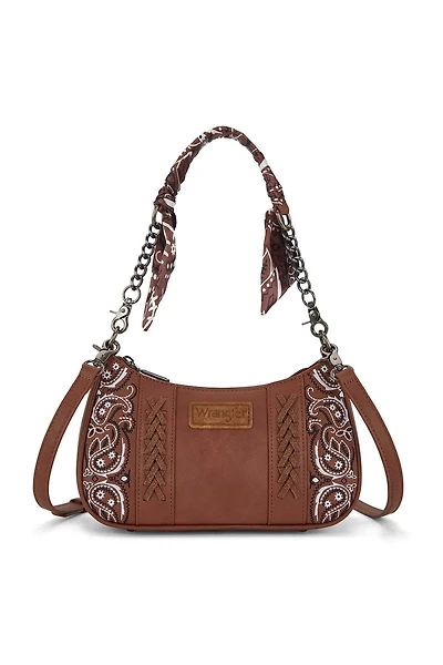 Braided Paisley Bandana Purse