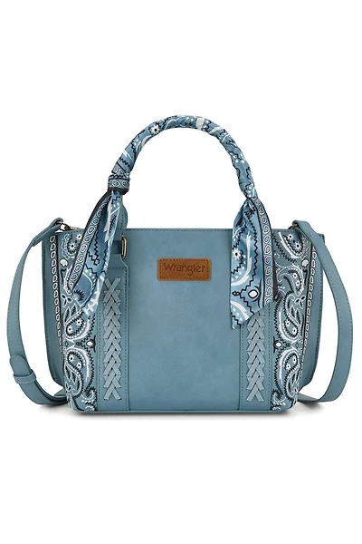 Braided Paisley Bandana Tote