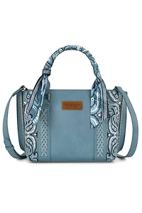 Braided Paisley Bandana Tote