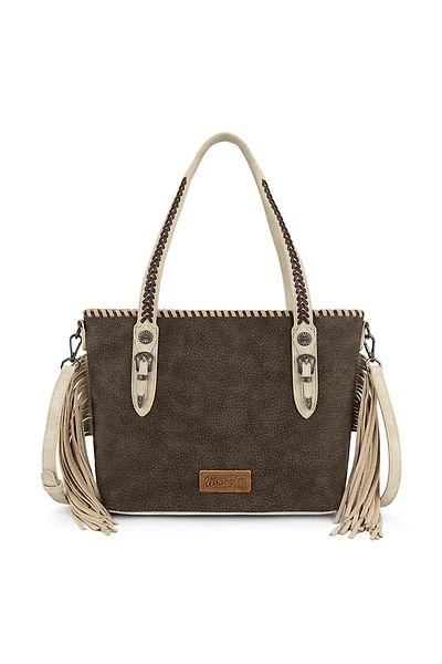Braided Tassel Tote Bag