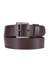 Bridle Leather Roller Buckle Belt