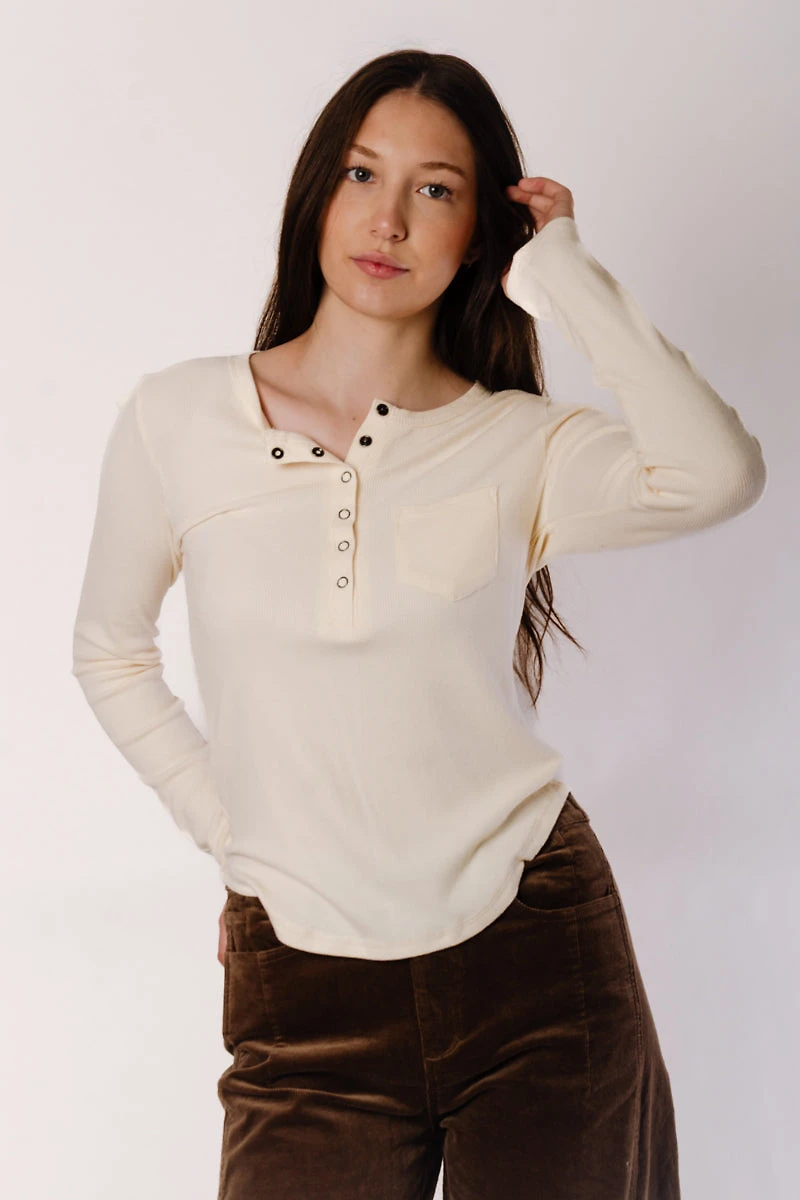Brushed Henley