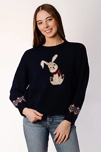 Bunny Jacquard Sweater