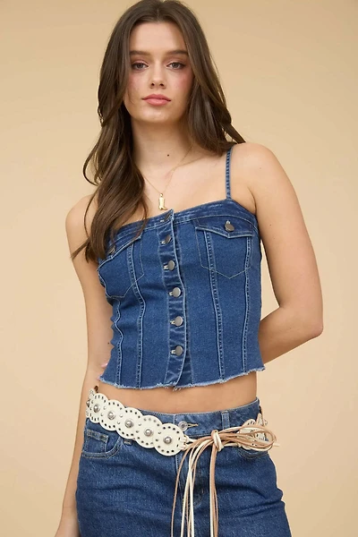 Dolly Denim Tank