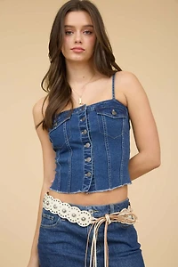 Dolly Denim Tank