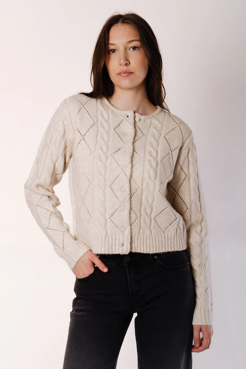 Cable Cardigan