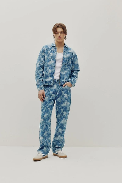 Camo Baggy Denim Pants