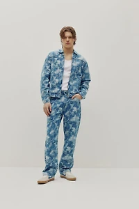 Camo Baggy Denim Pants