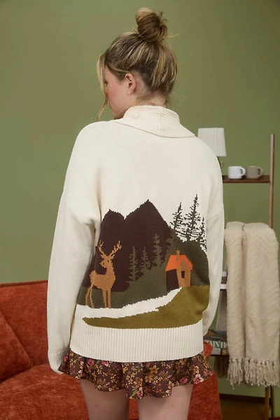 Camp Jacquard Cardigan