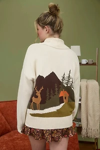 Camp Jacquard Cardigan