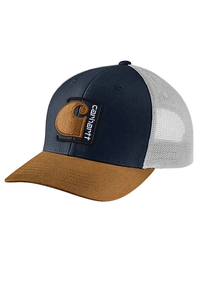 Canvas Mesh Back C Patch Cap