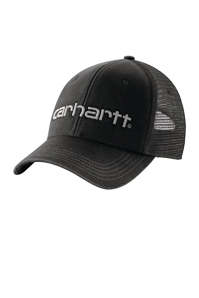 Canvas Mesh Back Logo Cap