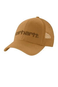 Canvas Mesh Back Logo Cap