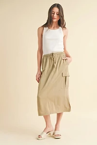 Cargo Midi Skirt