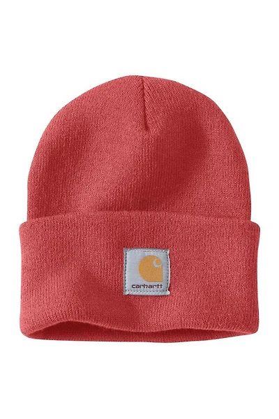 Watch Cap Beanie - Deep Fire Coral