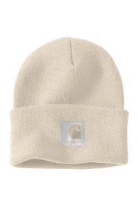 Satin Lined Beanie - Oat Milk