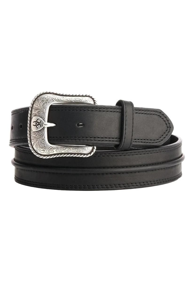 Center Bump Leather Belt