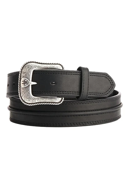 Center Bump Leather Belt