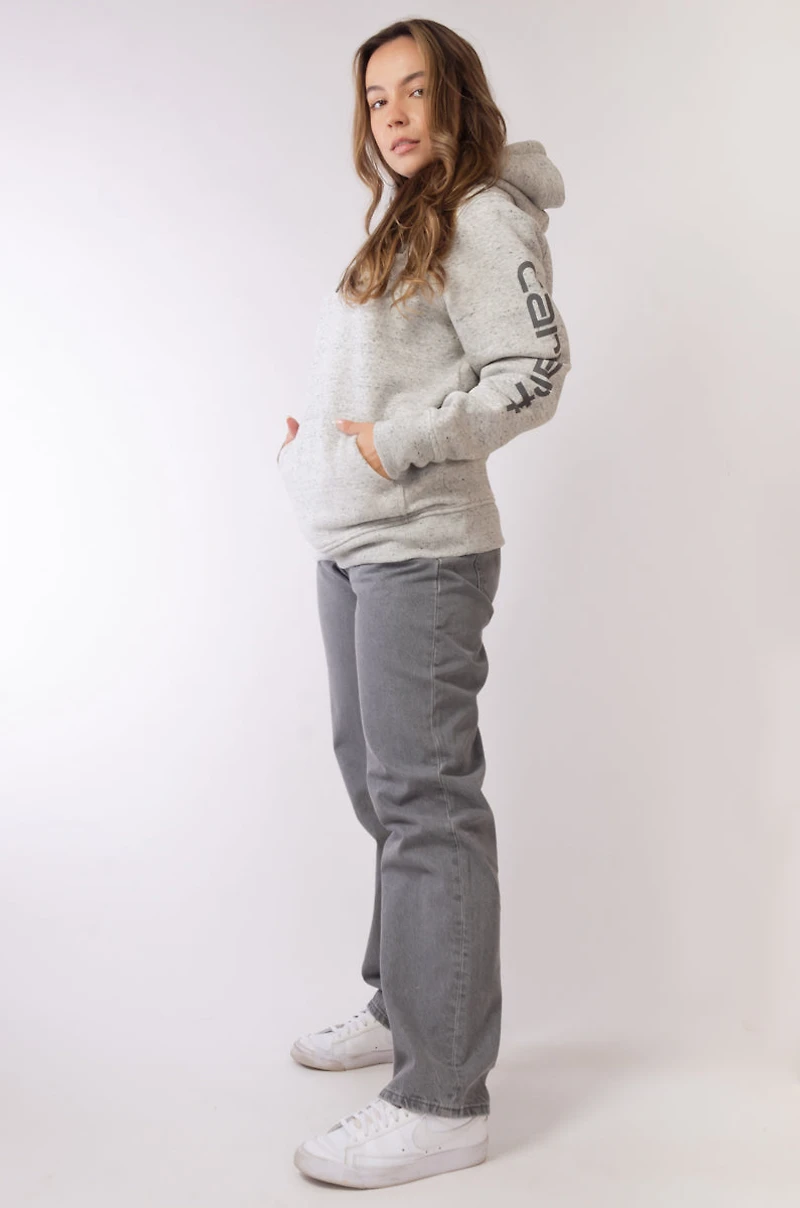 Logo Sleeve Hoodie