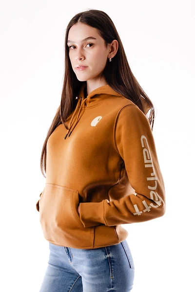 Logo Sleeve Hoodie