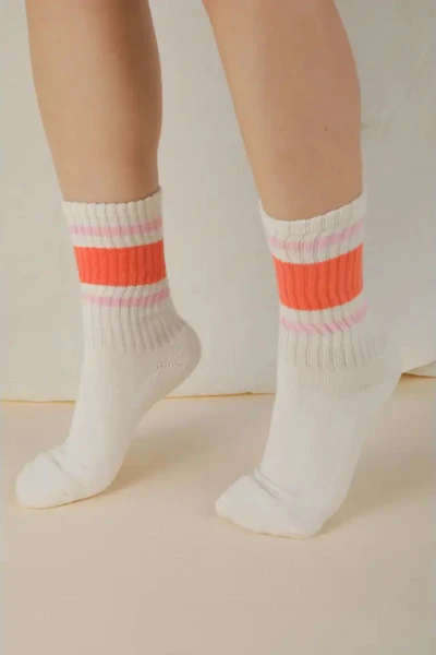 Color Block Crew Socks