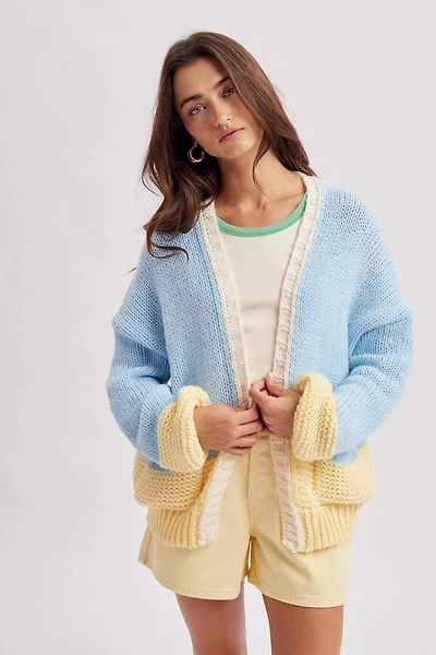 Colorblock Cardigan