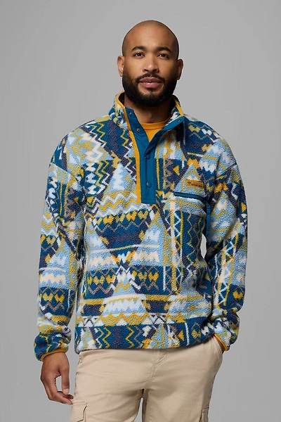 Helvetia II Printed Half Snap Fleece Pullover