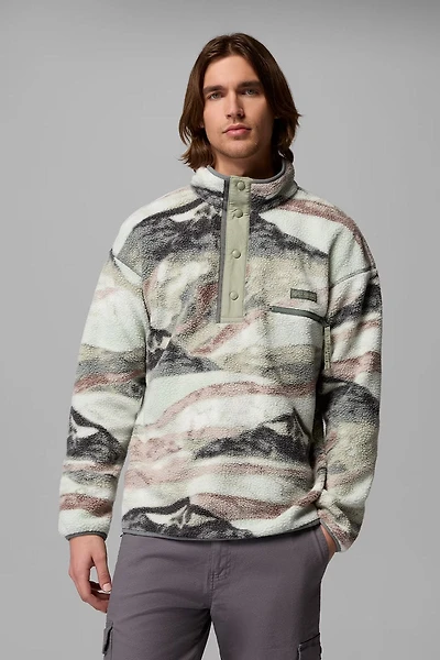 Helvetia II Printed Half Snap Fleece Pullover