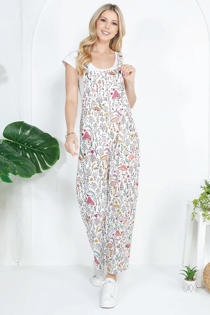 Cottage Core Corduroy Overalls