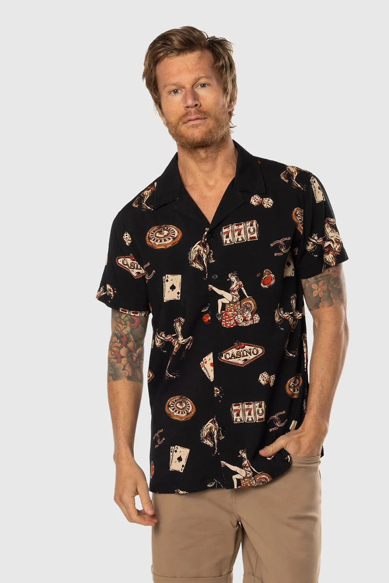 Cowboy Casino Vice Button-Up