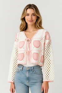 Crochet Heart Cardi