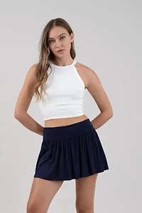 Crop Halter Tank Top